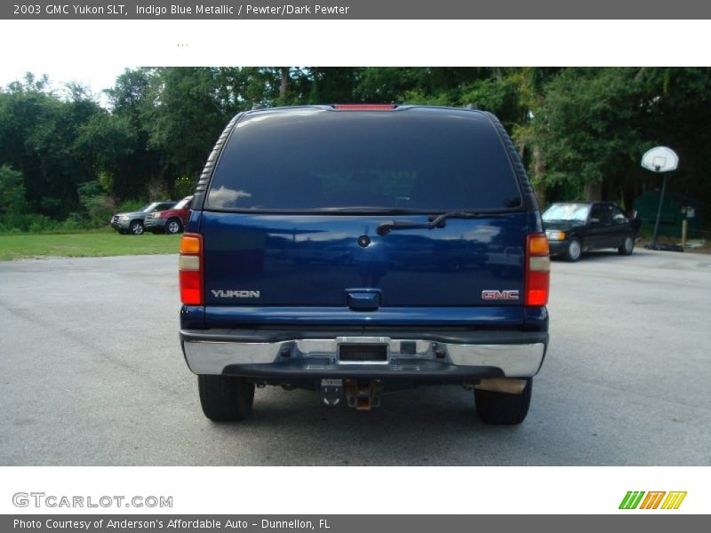 Indigo Blue Metallic / Pewter/Dark Pewter 2003 GMC Yukon SLT