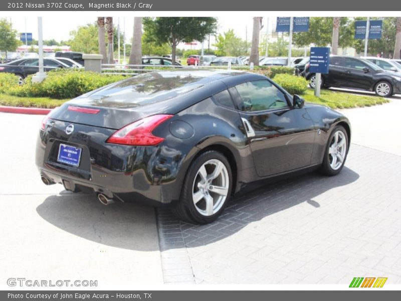 Magnetic Black / Gray 2012 Nissan 370Z Coupe