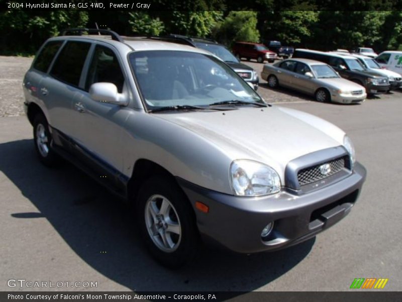 Pewter / Gray 2004 Hyundai Santa Fe GLS 4WD