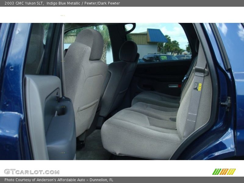 Indigo Blue Metallic / Pewter/Dark Pewter 2003 GMC Yukon SLT