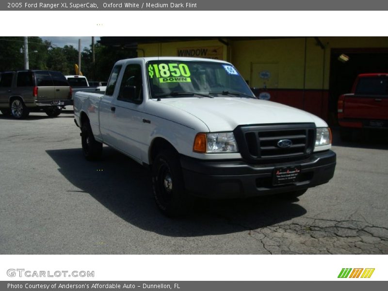 Oxford White / Medium Dark Flint 2005 Ford Ranger XL SuperCab