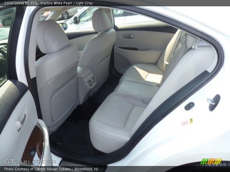 Starfire White Pearl / Light Gray 2010 Lexus ES 350