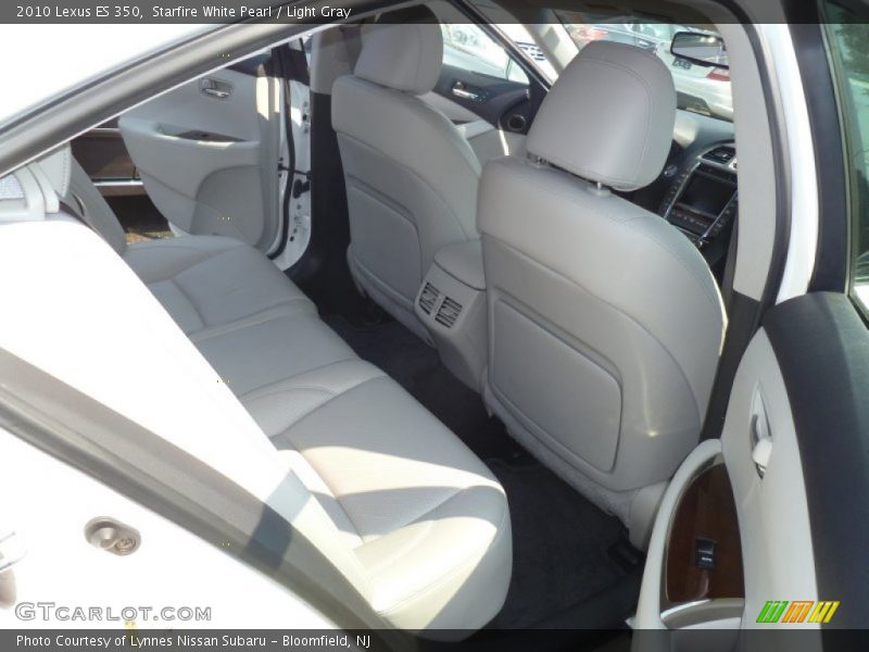 Starfire White Pearl / Light Gray 2010 Lexus ES 350