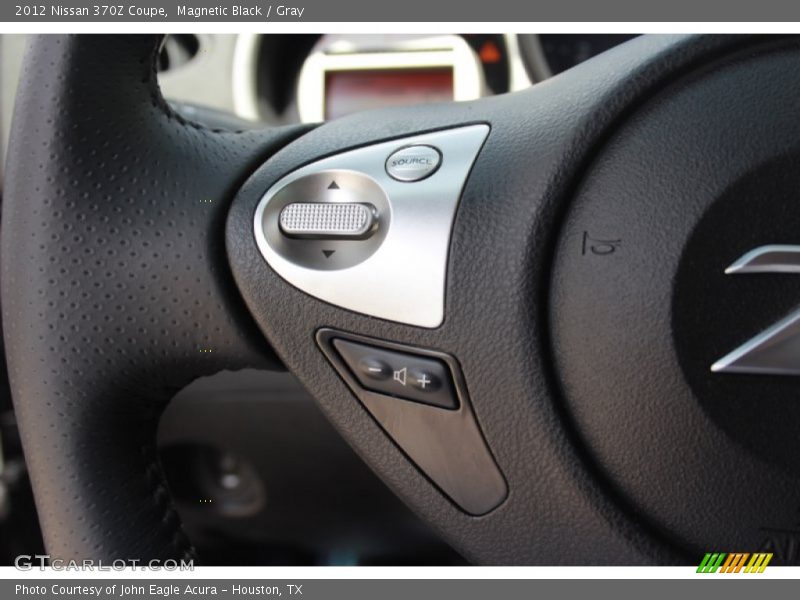 Magnetic Black / Gray 2012 Nissan 370Z Coupe