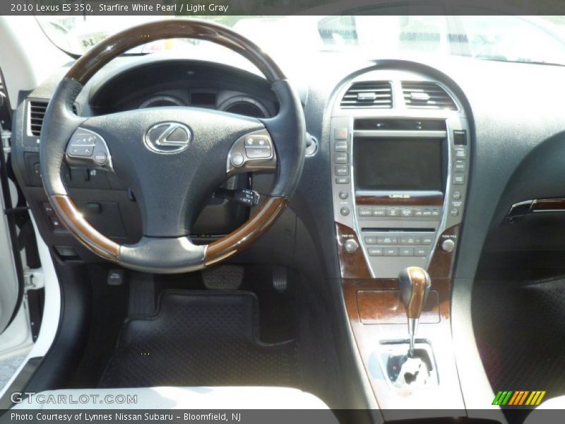 Starfire White Pearl / Light Gray 2010 Lexus ES 350