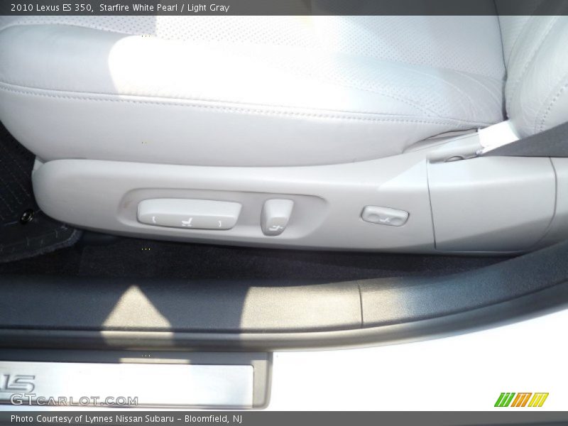 Starfire White Pearl / Light Gray 2010 Lexus ES 350