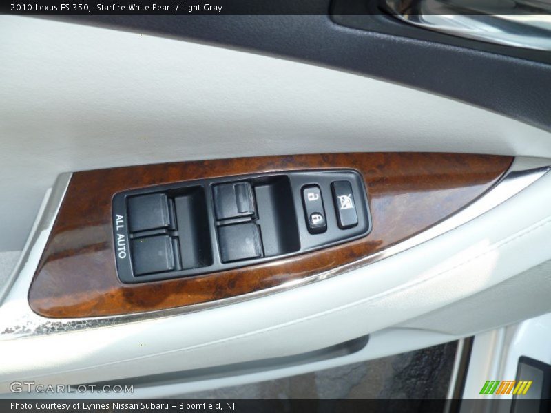 Starfire White Pearl / Light Gray 2010 Lexus ES 350