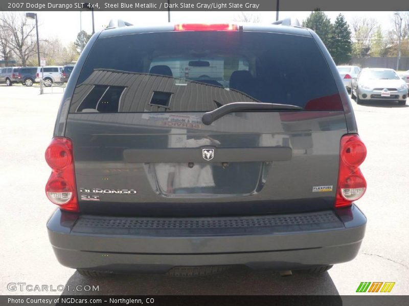 Steel Blue Metallic / Dark Slate Gray/Light Slate Gray 2007 Dodge Durango SLT 4x4