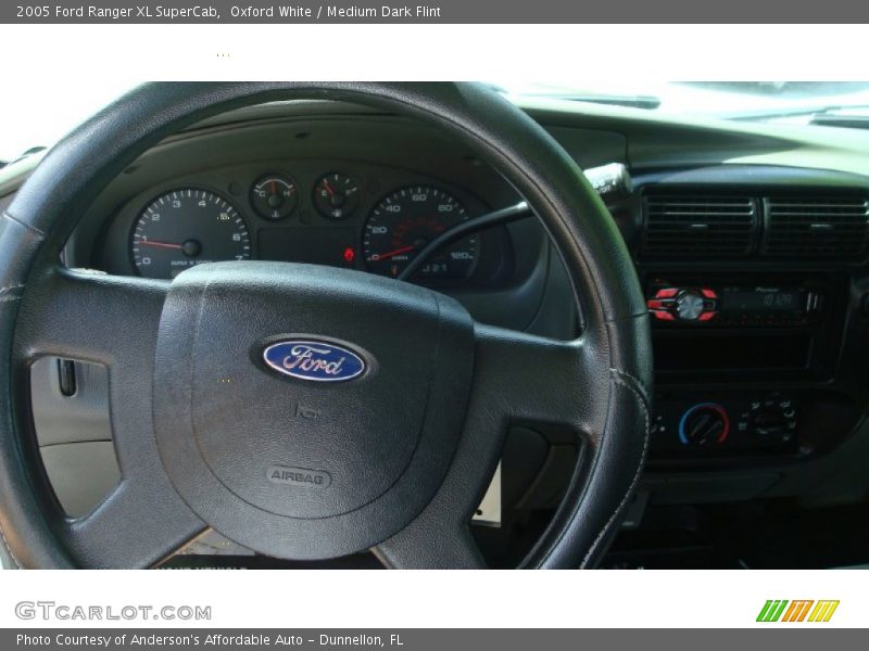 Oxford White / Medium Dark Flint 2005 Ford Ranger XL SuperCab