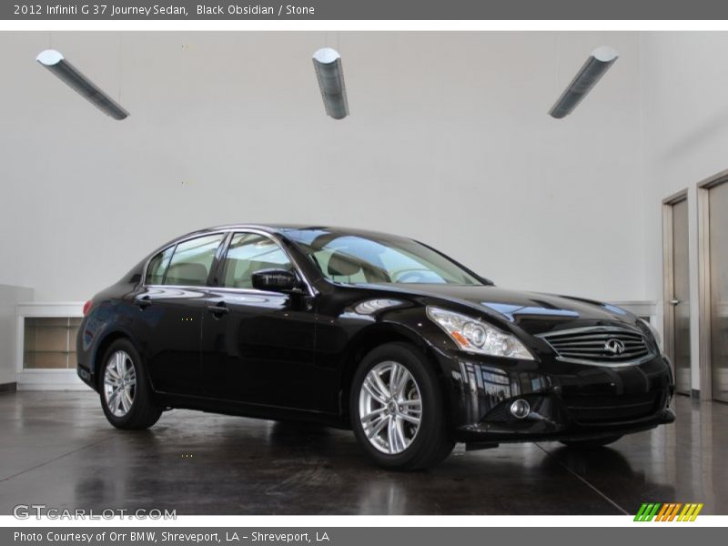Black Obsidian / Stone 2012 Infiniti G 37 Journey Sedan