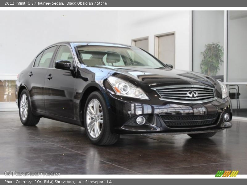 Black Obsidian / Stone 2012 Infiniti G 37 Journey Sedan