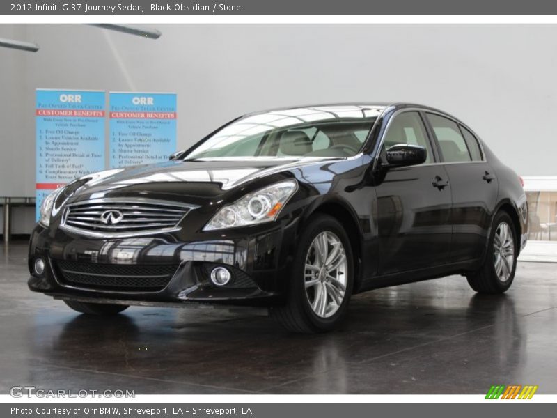 Black Obsidian / Stone 2012 Infiniti G 37 Journey Sedan