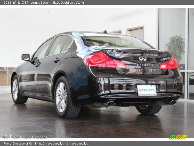 Black Obsidian / Stone 2012 Infiniti G 37 Journey Sedan
