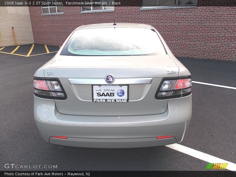 Parchment Silver Metallic / Black 2008 Saab 9-3 2.0T Sport Sedan