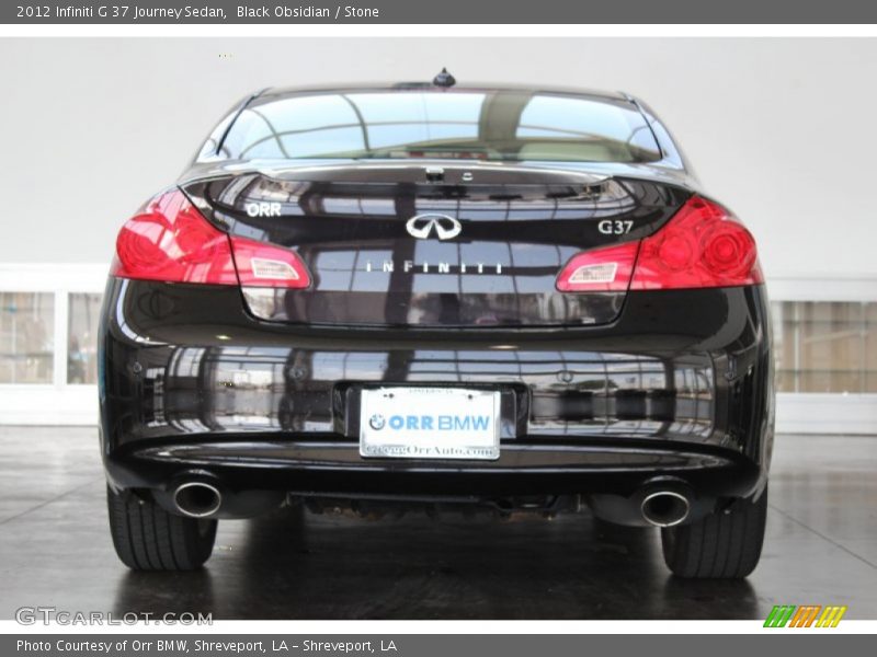 Black Obsidian / Stone 2012 Infiniti G 37 Journey Sedan