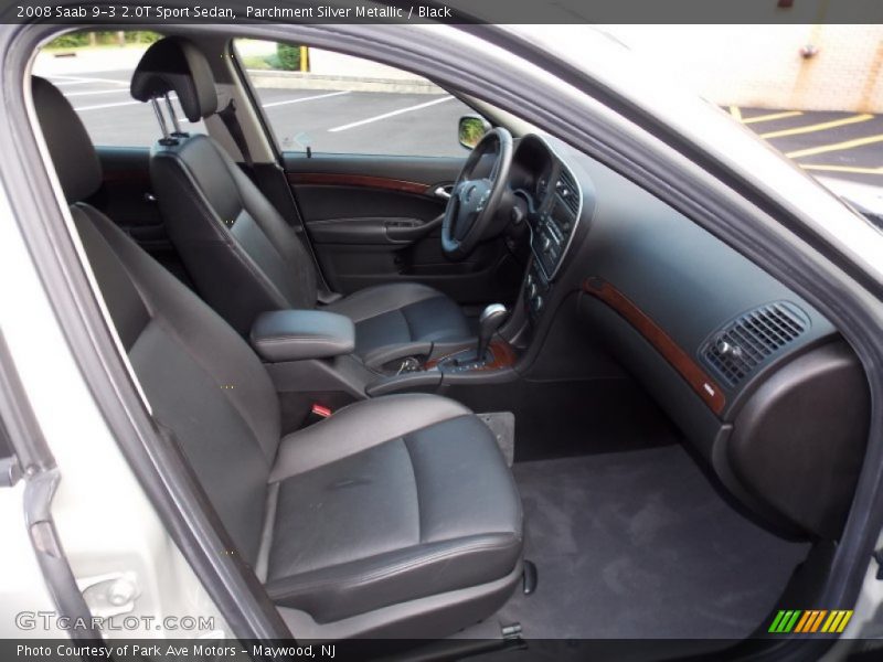 Parchment Silver Metallic / Black 2008 Saab 9-3 2.0T Sport Sedan