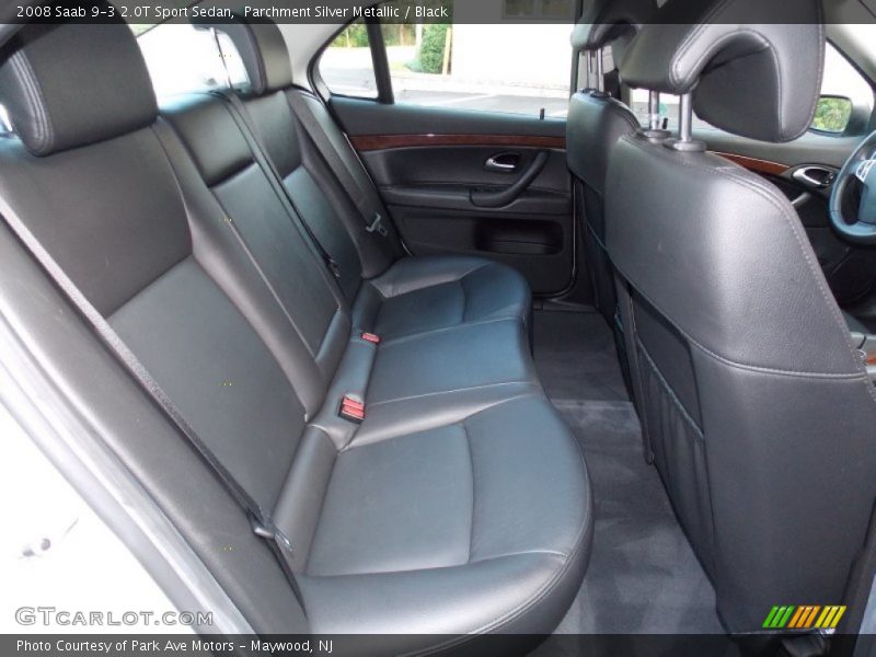 Parchment Silver Metallic / Black 2008 Saab 9-3 2.0T Sport Sedan