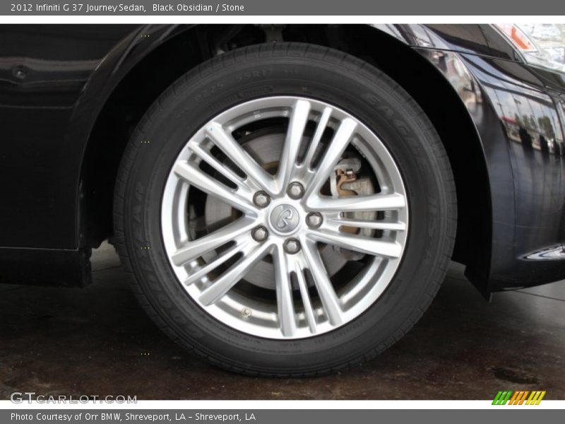 Black Obsidian / Stone 2012 Infiniti G 37 Journey Sedan