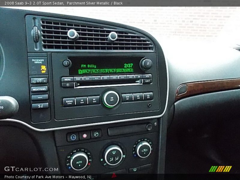 Parchment Silver Metallic / Black 2008 Saab 9-3 2.0T Sport Sedan
