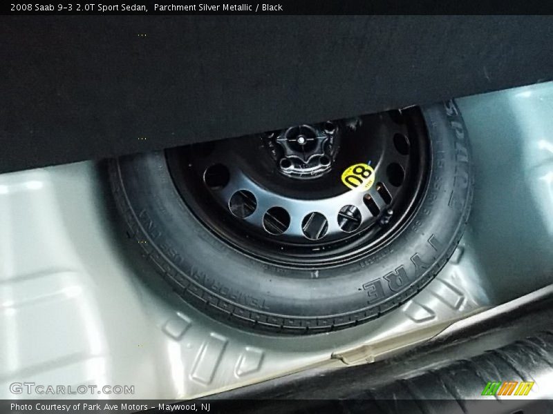 Parchment Silver Metallic / Black 2008 Saab 9-3 2.0T Sport Sedan