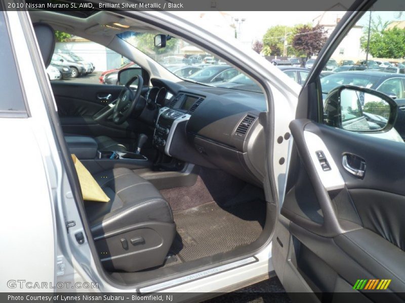 Brilliant Silver Metallic / Black 2010 Nissan Murano SL AWD