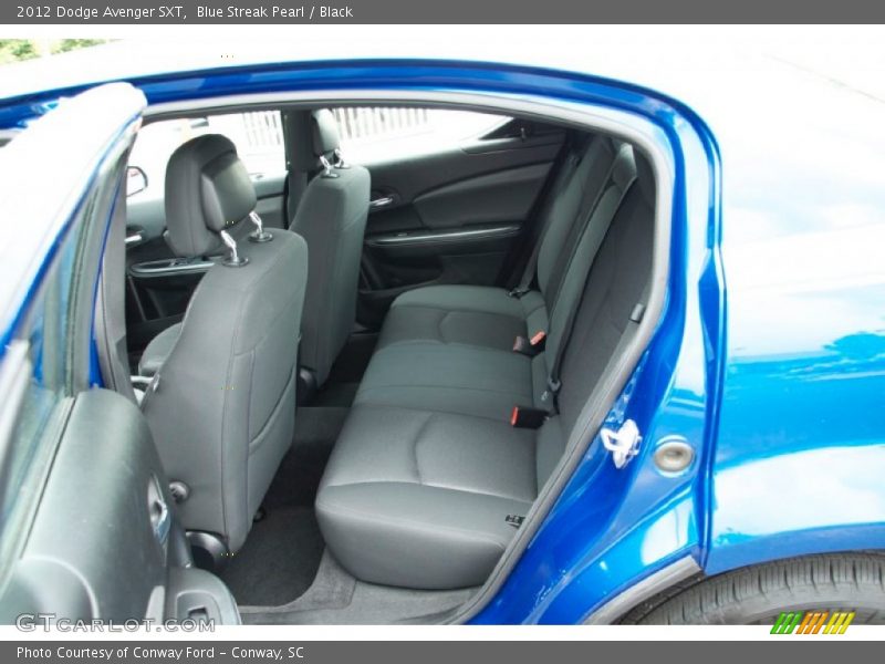 Blue Streak Pearl / Black 2012 Dodge Avenger SXT