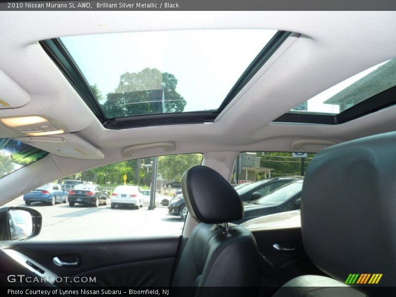 Brilliant Silver Metallic / Black 2010 Nissan Murano SL AWD