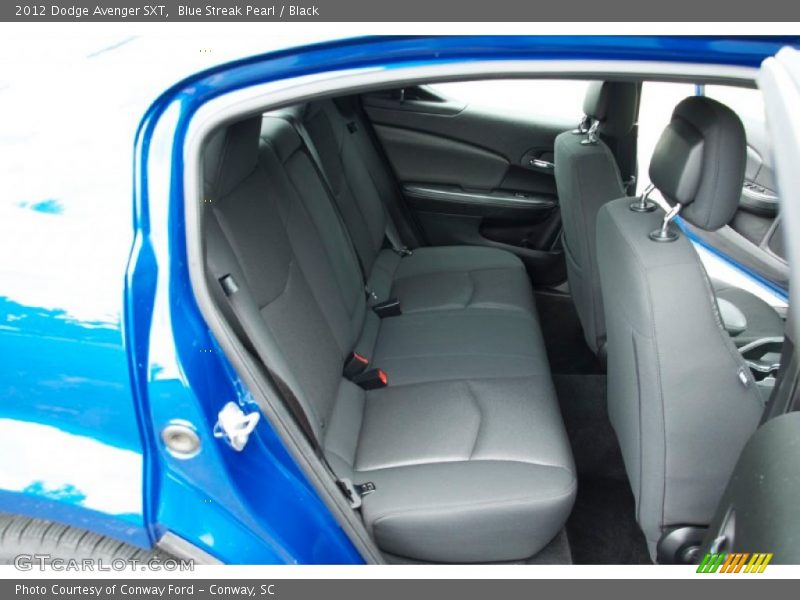 Blue Streak Pearl / Black 2012 Dodge Avenger SXT