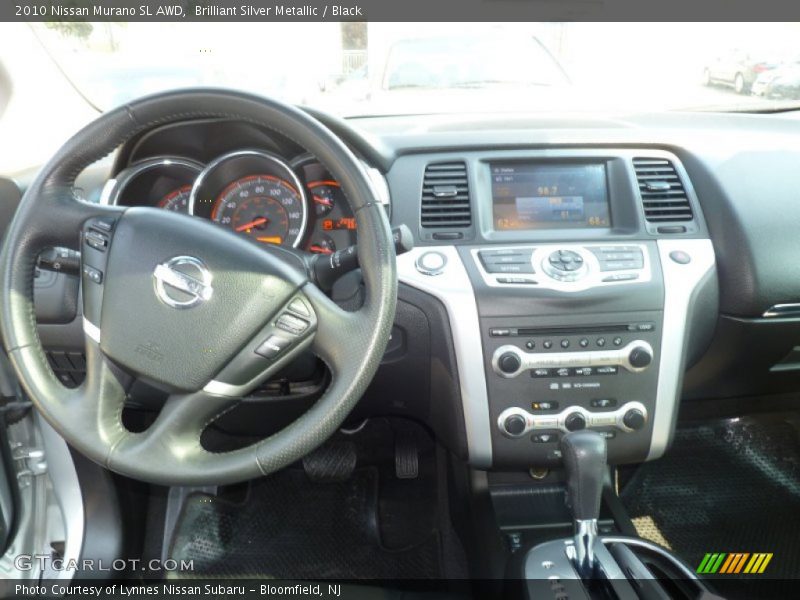 Brilliant Silver Metallic / Black 2010 Nissan Murano SL AWD