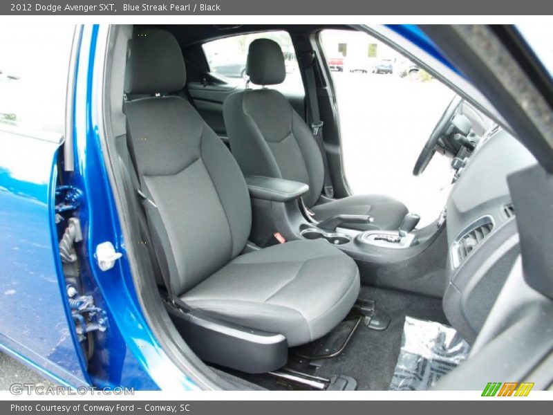 Blue Streak Pearl / Black 2012 Dodge Avenger SXT
