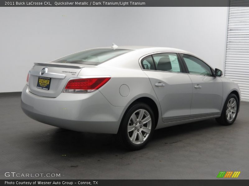 Quicksilver Metallic / Dark Titanium/Light Titanium 2011 Buick LaCrosse CXL