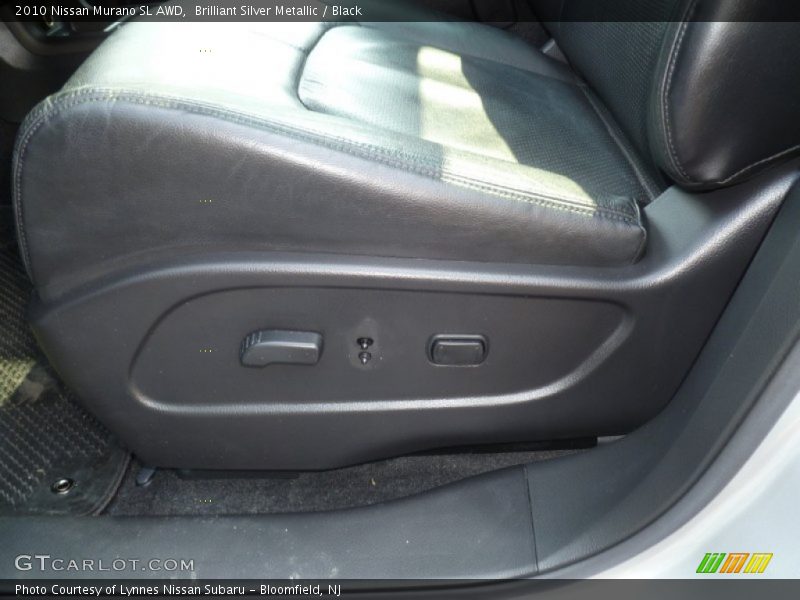 Brilliant Silver Metallic / Black 2010 Nissan Murano SL AWD