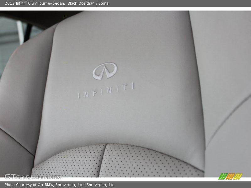 Black Obsidian / Stone 2012 Infiniti G 37 Journey Sedan