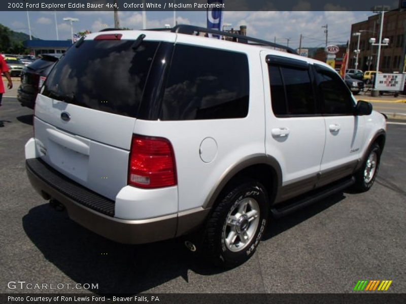 Oxford White / Medium Parchment 2002 Ford Explorer Eddie Bauer 4x4