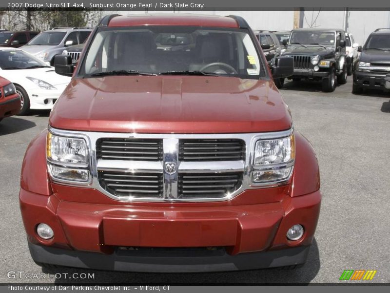 Sunburst Orange Pearl / Dark Slate Gray 2007 Dodge Nitro SLT 4x4