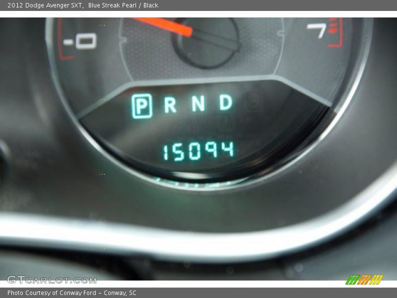 Blue Streak Pearl / Black 2012 Dodge Avenger SXT