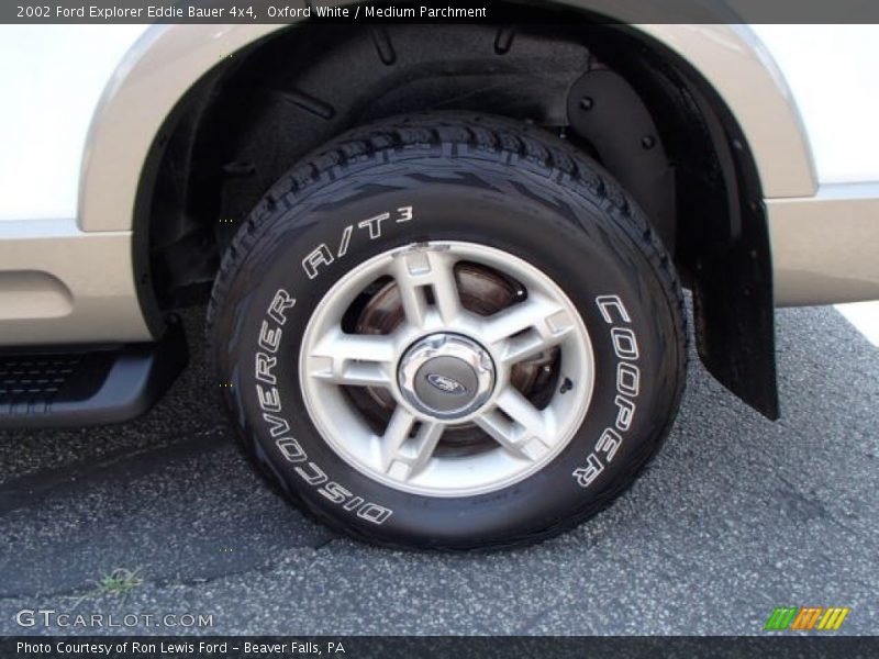 Oxford White / Medium Parchment 2002 Ford Explorer Eddie Bauer 4x4