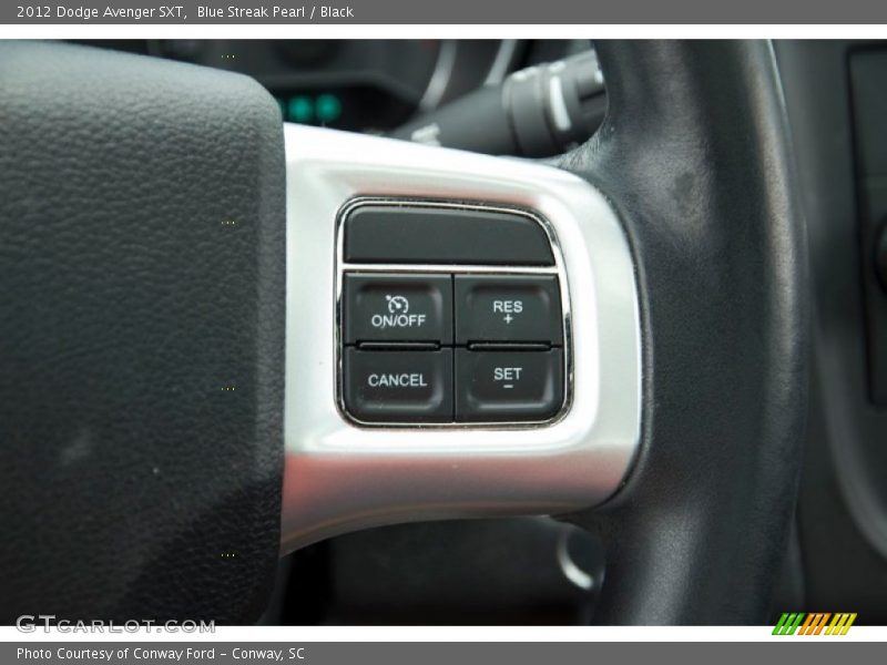 Blue Streak Pearl / Black 2012 Dodge Avenger SXT