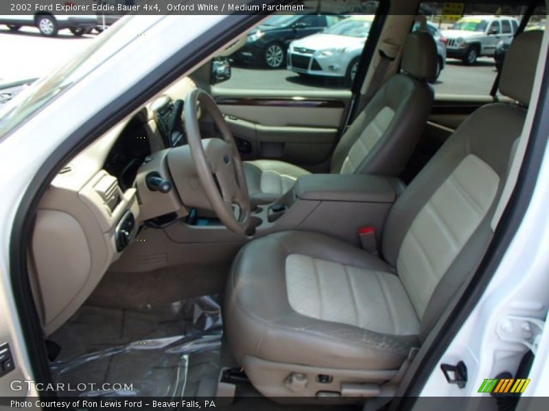 Front Seat of 2002 Explorer Eddie Bauer 4x4