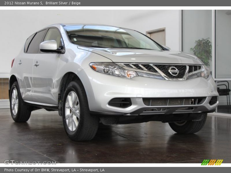 Brilliant Silver / Beige 2012 Nissan Murano S