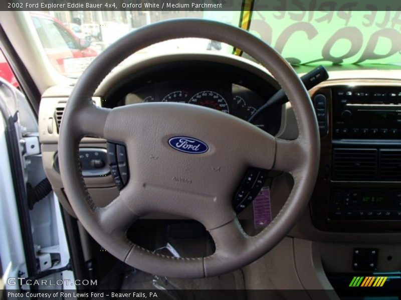 Oxford White / Medium Parchment 2002 Ford Explorer Eddie Bauer 4x4