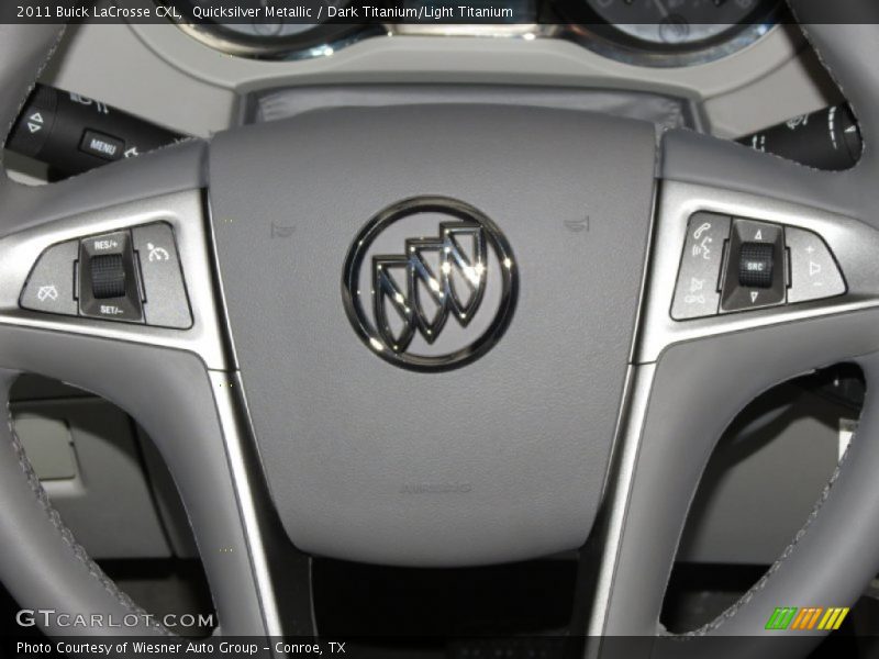 Quicksilver Metallic / Dark Titanium/Light Titanium 2011 Buick LaCrosse CXL
