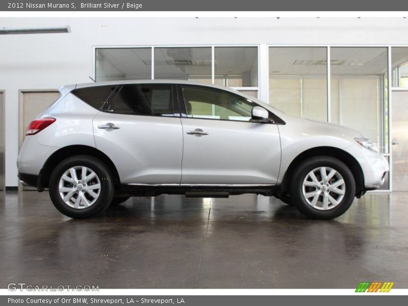 Brilliant Silver / Beige 2012 Nissan Murano S