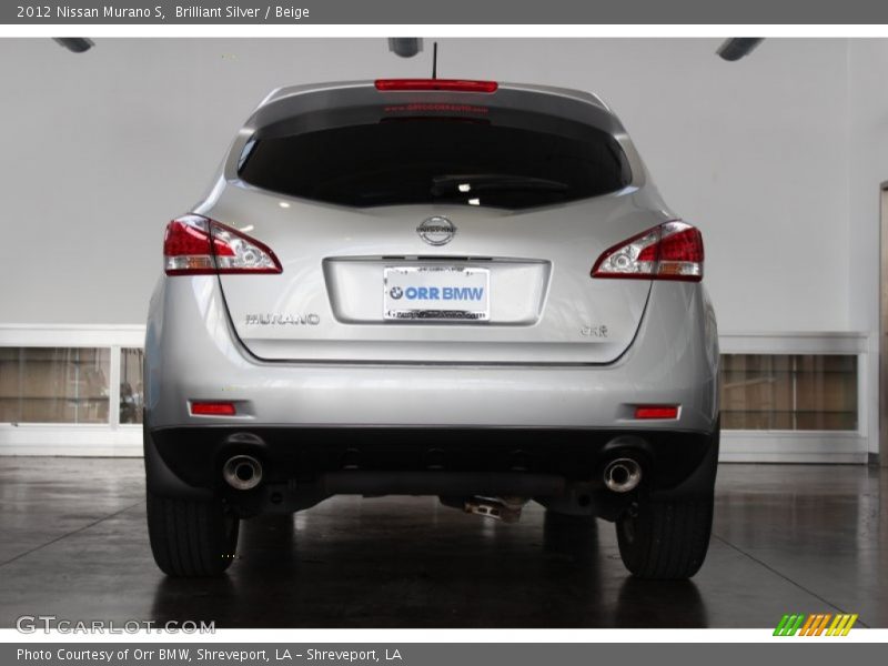 Brilliant Silver / Beige 2012 Nissan Murano S
