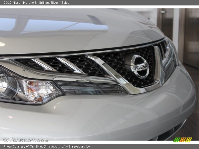 Brilliant Silver / Beige 2012 Nissan Murano S