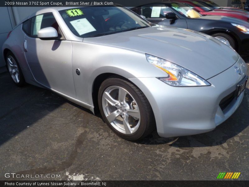 Brilliant Silver / Black Cloth 2009 Nissan 370Z Sport Coupe