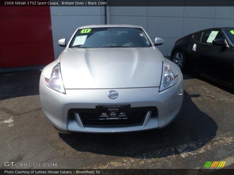 Brilliant Silver / Black Cloth 2009 Nissan 370Z Sport Coupe