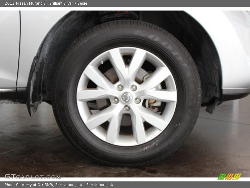 Brilliant Silver / Beige 2012 Nissan Murano S