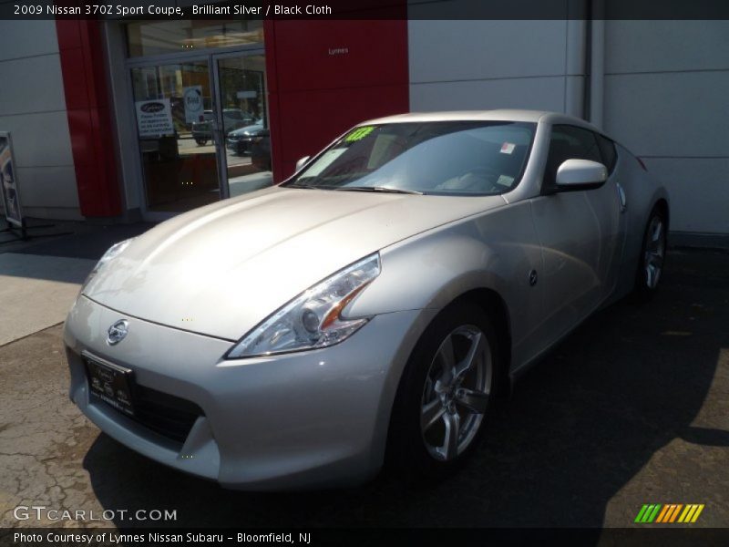 Brilliant Silver / Black Cloth 2009 Nissan 370Z Sport Coupe