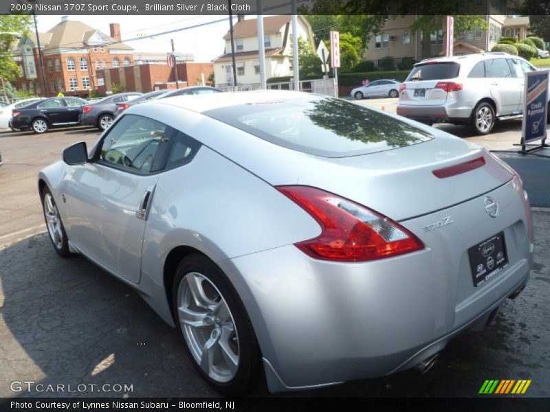 Brilliant Silver / Black Cloth 2009 Nissan 370Z Sport Coupe